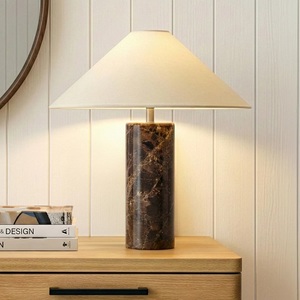 Luxury Modern <b>Table</b> Lamp With Tapered Geometric Shade Elegant Ambient Lighting And Sophisticated Contemporary Interior Styling - Product Image 6