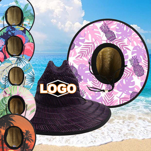 Unisex <b>Floppy</b> Wide Brim Straw <b>Hat</b> with Ribbon & Rope Elegant Summer Beach Custom Embroidery OEM Wholesale Factory Supplier - Product Image 4