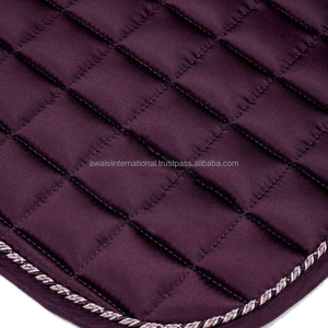Wholesale Custom Breathable Wool Blend Saddle Pad Fleece Polyester Filling High Quality Horse Riding Dressage Jumping <b>Equestrian</b> - Product Image 5