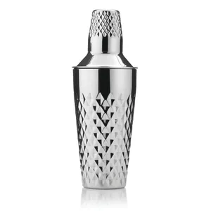 Shaker à cocktails en acier inoxydable facetté, anti-fuite, pour barman, accessoires de bar à domicile, outil de préparation de cocktails - Product Image 1