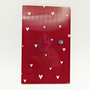 Paleta Profesional para Extensiones de Pestañas, Diseño Rectangular en Forma de Corazón, Color Rojo, Soporte Acrílico para Pestañas, Herramienta de Belleza - Product Image 5