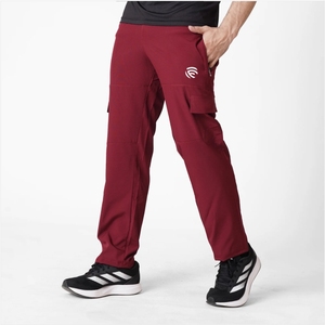 Pantalón para Hombre, Corte Relajado, Color Granate - Product Image 4