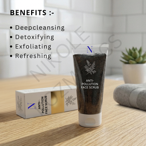 Gommage Visage Anti-Pollution à l'Aloe Vera, Formule Exfoliante Nettoyante en Profondeur pour Éliminer la Saleté, les Peaux Mortes et les Impuretés - Product Image 3