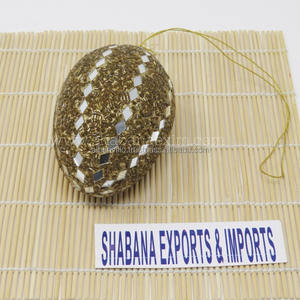 Árbol de Navidad de madera hecho a mano con diseño personalizado, adornos de bolas de purpurina verde para decoración del hogar, decoración de fiesta de Nochebuena - Product Image 6