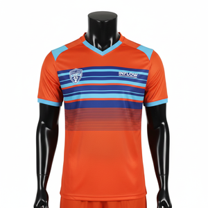 Design Logo <b>Waterproof</b> 100% Polyester Soccer Football Shirt Kit with Digital Print for College Team - Product Image 1