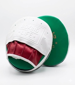 No Boxing No Life Guantes de Boxeo Curvos para Entrenamiento Profesional - Guantes de Enfoque de Alta Calidad, Cuero PU de Primera Calidad, Dedos Completos AS-FP-65 - Product Image 6