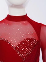 6-16 enfants filles patinage artistique robes de danse avec des ensembles de slips intégrés pour les performances sur scène Costumes de danse contemporaine
