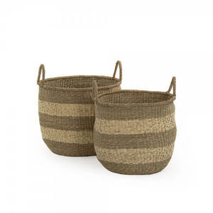 Cesta de almacenamiento decorativa de mimbre Decoración del hogar Cesta tejida de ratán organizadora - Product Image 6