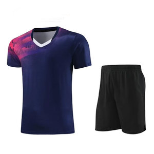 Uniforme de Entrenamiento de Tenis y Bádminton para Hombre y Mujer, Secado Rápido, Absorbe la Humedad, Transpirable, Antibacterial, Logotipo Personalizado, Voleibol - Product Image 3