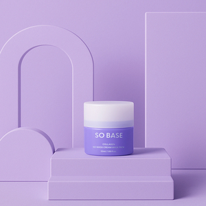 [ECOSMEC] SO BASE Masque Crème au Collagène Sans Rinçage avec Contenant Distributeur Fraîcheur pour Soin Hydratant Profond Jour & Nuit - Product Image 4