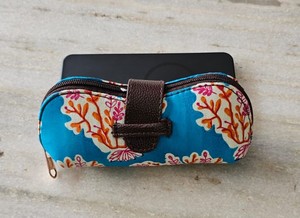 Étui à lunettes en coton imprimé, étui à lunettes de soleil, housse en tissu doux, accessoire de voyage léger pour femmes et hommes, rangement quotidien - Product Image 2