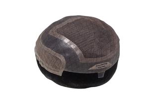 Taz วิกผมสำหรับผู้ชายวิกผมวิกผมวิกผมแบบลอนคลื่นลึกทำจากผมเลมี้อินเดียและผมมนุษย์บังคลาเทศ - Product Image 4