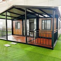 Maison préfabriquée extensible en conteneur de 20 pieds et 40 pieds, facile à assembler, étanche, avec disposition personnalisée, 1, 2 ou 3 chambres, usage commercial