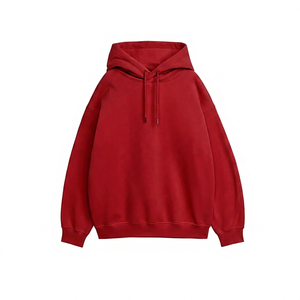 เสื้อฮู้ดโอเวอร์ไซส์สีชมพู Six Trend Sports แบบยูนิเซ็กส์ ผ้าฟลีซเนื้อนุ่ม สีพื้น สำหรับฤดูหนาว ถักทอจากผ้าฝ้าย 100% น้ำหนัก 350 กรัม มีโลโก้ด้านหน้า - Product Image 2
