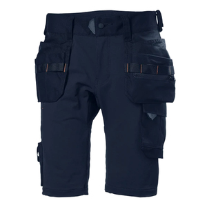 Shorts Cargo en Toile pour Homme à Taille Mi-Haute avec Cordon de Serrage, Séchage Rapide, Respirant, Tricoté, avec Patchwork Frontal, Durable, Multi-Poches, Décontracté, pour l'Extérieur - Product Image 1