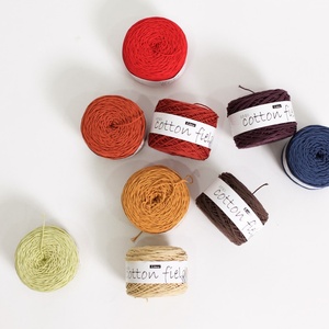 ไหมพรมโครเชต์คอตตอน COTTON FIELD ไหมพรมโครเชต์ 100% คอตตอน ไหมพรมปั่นสำหรับถักมือ น้ำหนัก 80 กรัม ไหมพรมคอตตอน 100% สำหรับถักโครเชต์ - Product Image 4