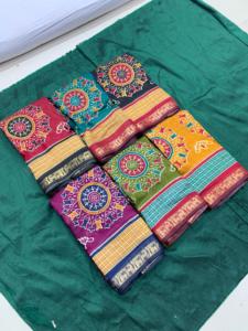 ส่าหรีฐานผ้าไหมแท้หรูหราสง่างามเหนือกาลเวลาสีดำสวมใส่สบายๆทุกฤดูกาล - Product Image 6