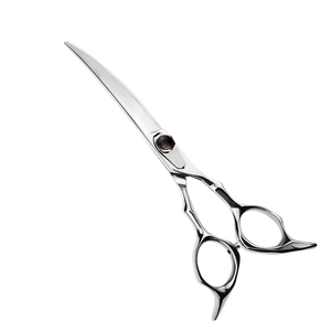 Customized Pet Grooming Curved Blade <b>Scissor</b> Hair Grooming <b>Scissor</b> - Product Image 1