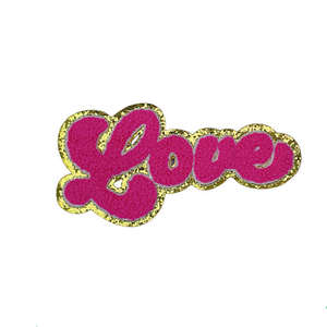 Patchs thermocollants personnalisés en chenille 3D et sequins, patchs brodés en tissu avec épingle de sûreté, design Mama personnalisé - Product Image 1