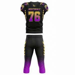 Maillot de football américain, uniforme d'équipe de football, uniforme de football personnalisé, maillot d'équipe de football, uniforme d'entraînement de football - Product Image 2