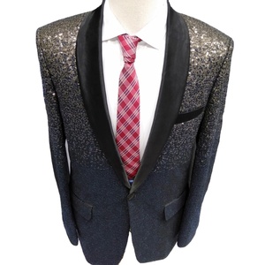 Jacquard Tuxedo Costume Hommes 100% Respirant Tissu Pantalon Style Classique Costumes D'affaires Fermeture À Glissière Commande Minimum 3 Pièces Adultes - Product Image 1