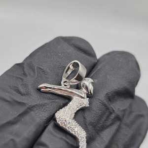 <b>Ice</b> <b>Skating</b> Girl Cartoon Moissanite Pendant For Unisex 925 Sterling Silver Unique Hip Hop Style Fine Jewelry Pendants & Charms - Product Image 3