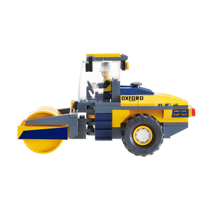 OXFORD TOWN READY MIX CONCRETE AND ROAD ROLLER Urban Construction Machinery <b>Building</b> <b>Blocks</b> Engineering Car Combination Assemble - Product Image 5