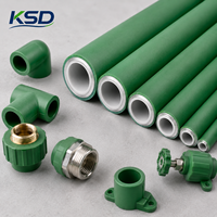 Expédition rapide DN20 DN25 DN32 SDR6 Tuyau composite PPR-AL-PPR haute température 95°C pour eau chaude et froide
