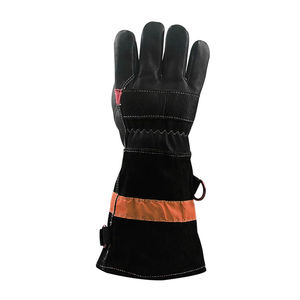 Gants de sécurité en cuir de vachette aluminisé résistant à la chaleur, 41 cm, pour la lutte contre les incendies et le soudage, service OEM - Product Image 2