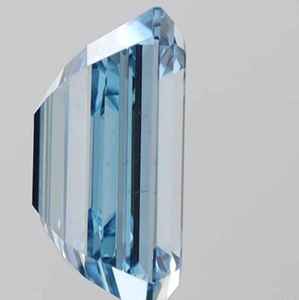 Diamante Azul Intenso de 4.50 Quilates, Cultivado en Laboratorio, Corte Esmeralda, Certificado IGI, Claridad VS1, Diamante Suelto, Piedra Personalizada para Anillo de Compromiso - Product Image 3