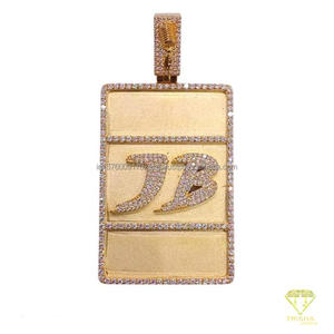 Exclusive <b>Initial</b> <b>Pendant</b> With Premium Moissanite Diamond Stones And Fashion Look - Product Image 5