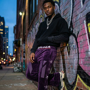 Leggings de Moda con Pedrería Personalizados para Mujer, Pantalones de Cintura Alta con Corte Acampanado, Estilo Urbano, Tela Elástica Morada, Transpirable y Cómoda - Product Image 4