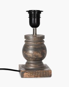Wooden <b>Table</b> Lamp Fabric Shade Decorative <b>Bedside</b> Torchiere Lamp for Bedroom Living Room - Product Image 4