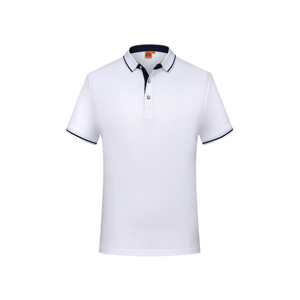 Polo de bureau en gros d'usine, T-shirt polo noir multicolore, nouveau design - Product Image 6