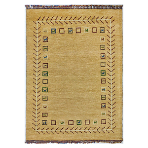 Tapis Kilim Traditionnel Noué à la Main, Collection Ocean Art, Motif Géométrique en Laine/Coton, Lavable, Antidérapant, Tapis Élégant pour Hôtel - Product Image 1