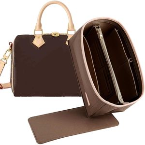 Lot de 2 organiseurs de sac à main Speedy 25 compatibles pour femmes, marque M-Br, avec 6 tailles de base de sac à main - Product Image 1