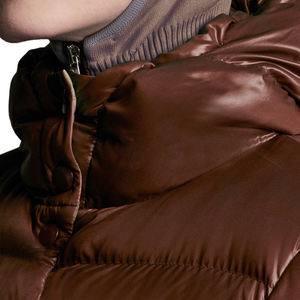 Veste d'hiver de haute qualité pour femmes, veste matelassée personnalisée, veste longue décontractée et chaude avec capuche - Product Image 3