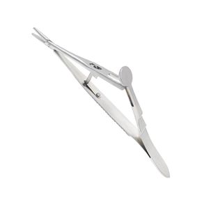 Portaagujas Recto Kalt BN-65 de Calidad Premium para Implantes Dentales, 14 cm, Instrumento Microquirúrgico Oftálmico Veterinario de Acero Inoxidable - Product Image 1