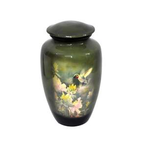 Urnes funéraires personnalisées en aluminium pour cendres humaines, de haute qualité, en métal, 10 pouces, style américain, 220 cm³, pour adultes, personnalisables, vente en gros - Product Image 2