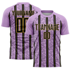 Reasonable Price Soccer Jersey Set Custom Striped Sublimated Print Crew Neck Short Sleeve Teamwear Training Soccer Set For Adult - Product Image 3