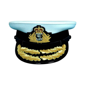 หมวกแก๊ปทรงแหลมสำหรับวงโยธวาทิต  ตกแต่งด้วยขนนกและปักลายด้วยลวด  คุณภาพเยี่ยมสำหรับวงโยธวาทิต - Product Image 1