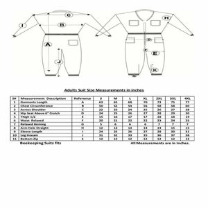 Nuevo Traje de Apicultura de Malla de Nailon Transparente de una Pieza, Anti-Picaduras de Abejas, Ropa de Seguridad para Apicultura, para Hombres y Mujeres, Personalizable - Product Image 6