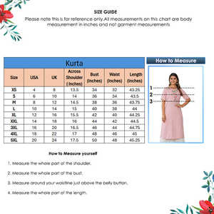 Kurta Droite Imprimée à Rayures et Broderies, Couleur Rose, Élégante, Ethnique, pour Femme, Été, 100% Coton, Séchage Rapide, Protection Solaire - Product Image 5