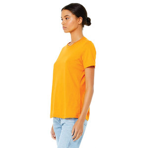 Camiseta Básica para Mujer, de Algodón Suave, Corte Ajustado, Manga Corta, Estilo Casual Urbano, con Logotipo Personalizado, Fabricante Mayorista - Product Image 2