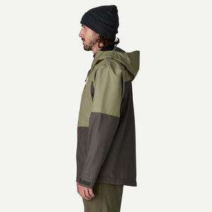 Veste de pluie à capuche pour homme, style résistant au vent, veste coupe-vent imperméable pour l'extérieur en hiver - Product Image 2