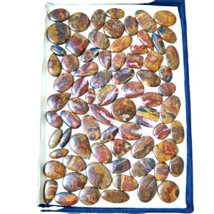 ตะเข็บอาเกตอัญมณีอัญมณีทรงหลวมอัญมณีทรงหลวมเครื่องประดับเงินคริสตัลบำบัดตามธรรมชาติ - Product Image 2