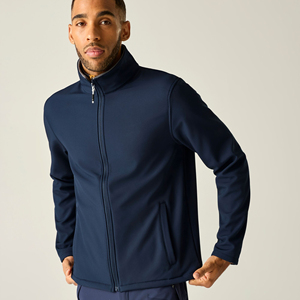 Veste Softshell Homme Col Montant Coupe-Vent Décontractée Extérieur Légère Résistante à l'Eau avec Poches Utilitaires et Fermeture Éclair Intégrale – Vente en Gros - Product Image 3