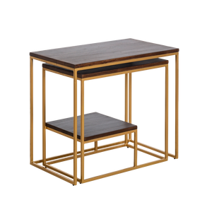 Consolas Vandana Elara Prime en madera de mango y metal, Léon - Product Image 6