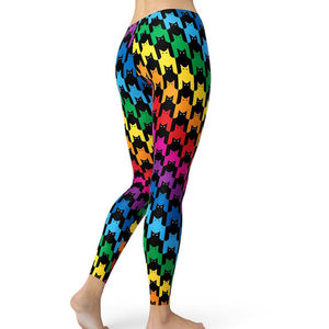 Custom Logo Breathable Knitted High Waisted Workout Fitness Straight Wide Leg Extended <b>Flare</b> Yoga <b>Leggings</b> Plus Size Women's - Product Image 6