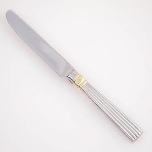 Cuchillo de Mesa de Acero Inoxidable con Acabado Dorado, Cuchillo de Mesa Moderno y Elegante para Hotel, Restaurante y Bodas - Product Image 1